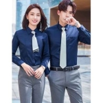 Áo Sơ Mi Navy Phối Caravat