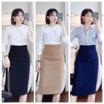 CHÂN VÁY BÚT CHÌ QUA GỐI 05