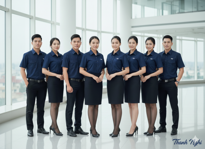 Xưởng may đồng phục công ty theo yêu cầu