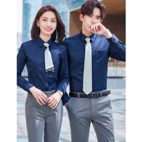 Áo Sơ Mi Navy Phối Caravat