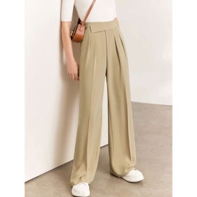 QUẦN TÂY NỮ ỐNG SUÔNG CÓ LY 06